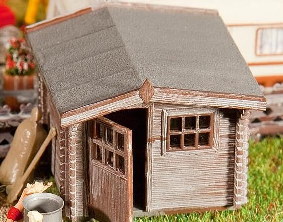 Amazon.com: Faller 180492 Allotment with Garden House Scenery and